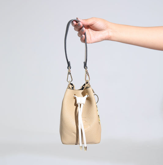 SOFT BUCKET BAG - PEWTER  Form + Function Imports , T/A That's IT! gifts