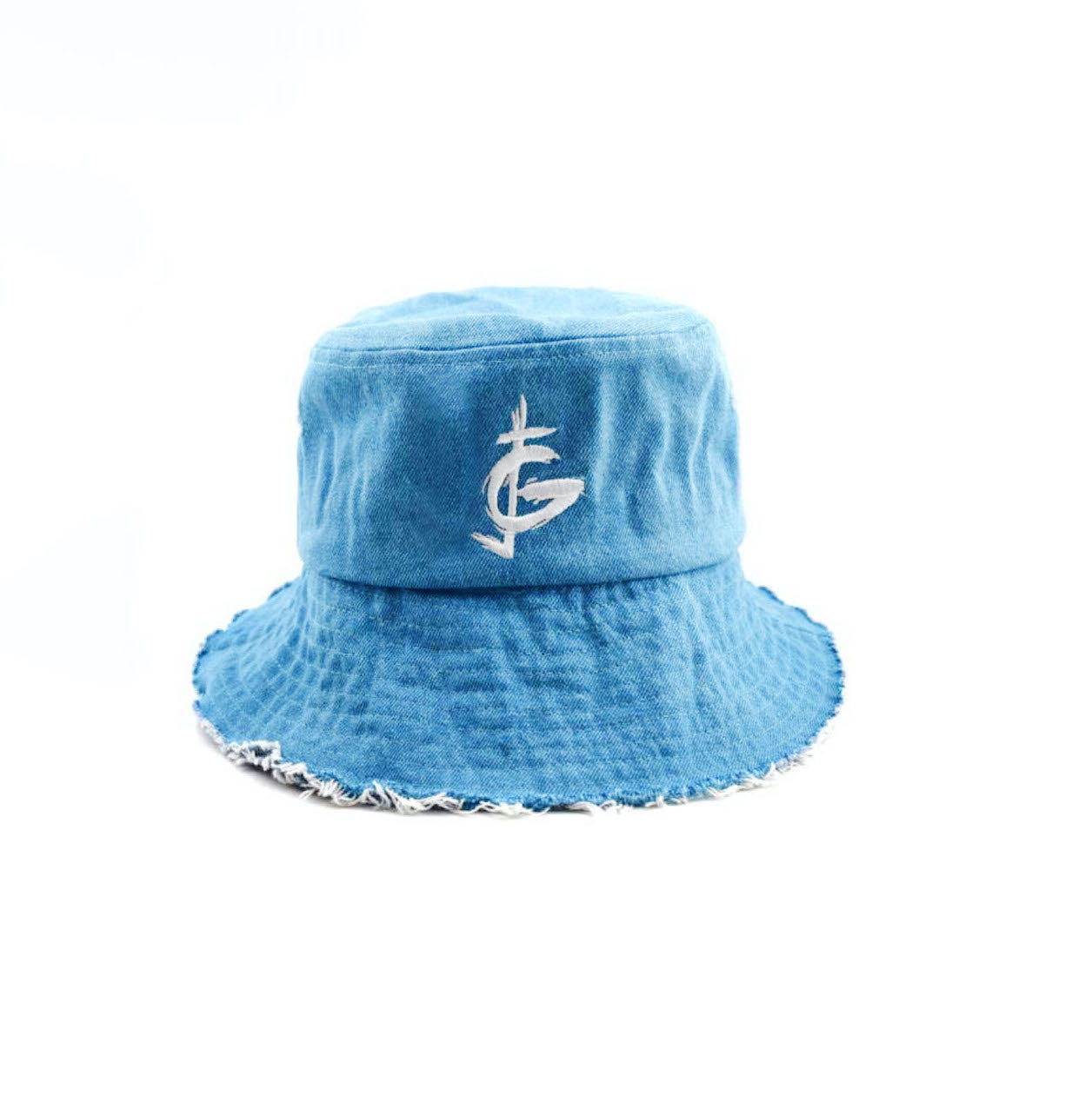 Denim Logo Bucket Hat
