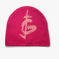 Knitted Logo Beanie Pink